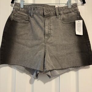Gray Denim Women's Shorts